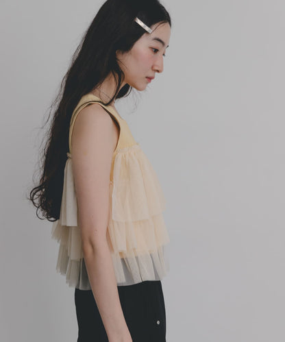 SENSE OF PLACE 雙拉鍊荷葉邊TOP - Image 6