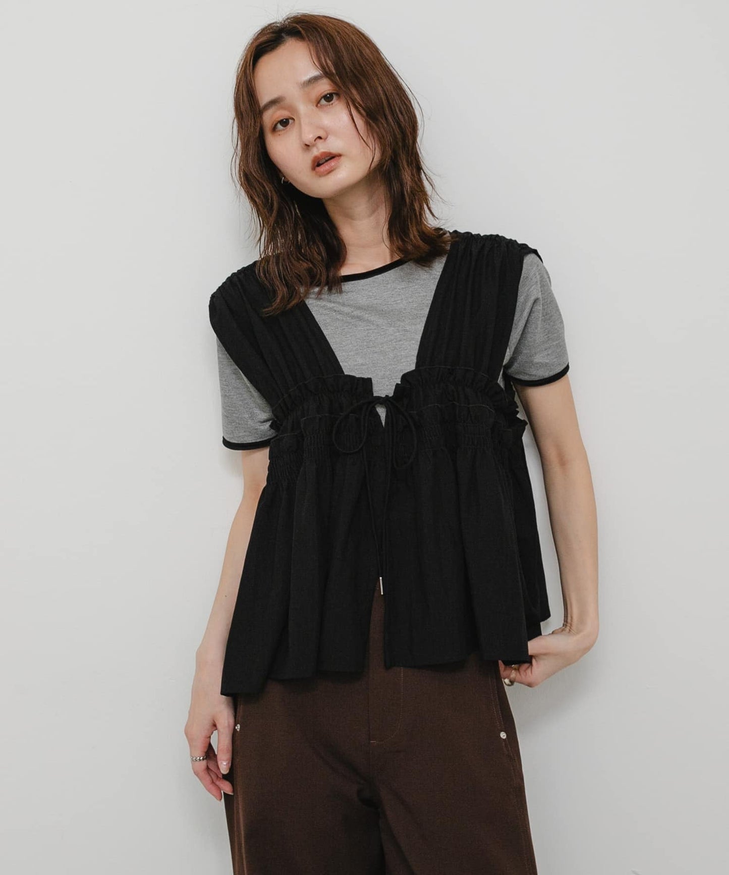SENSE OF PLACE Layered ruffle blouse - Image 12