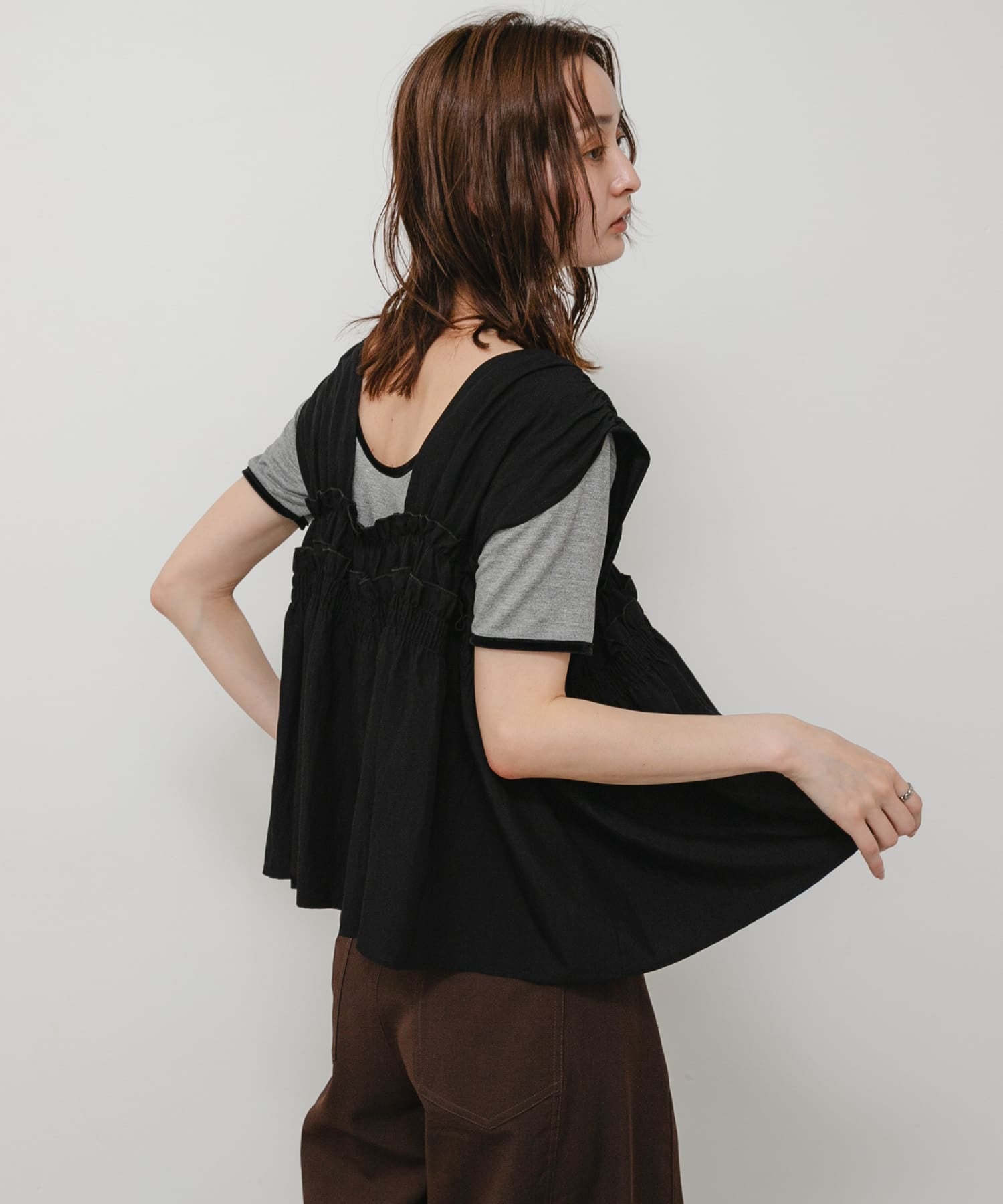 SENSE OF PLACE Layered ruffle blouse - Image 13
