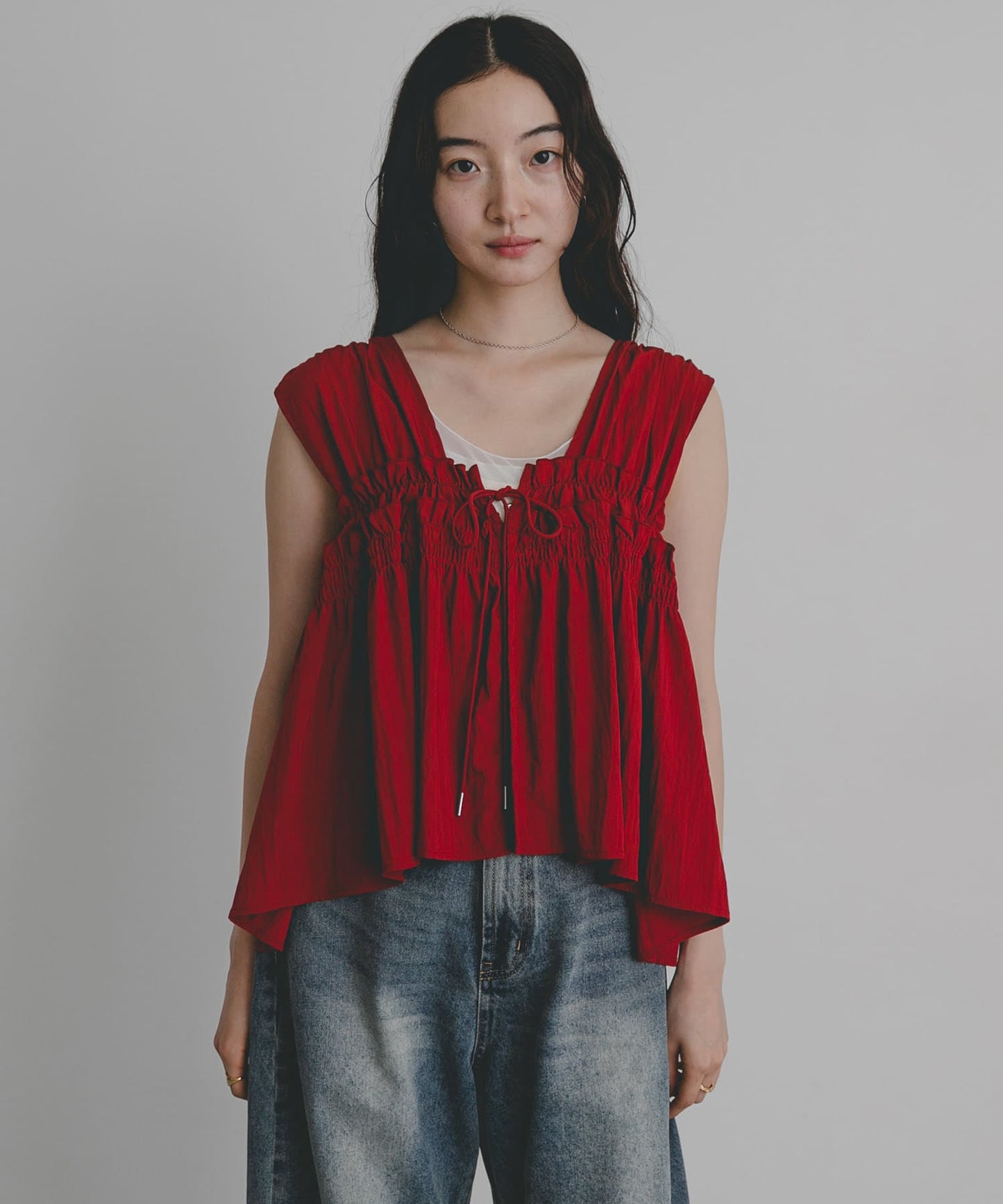 SENSE OF PLACE Layered ruffle blouse - Image 4