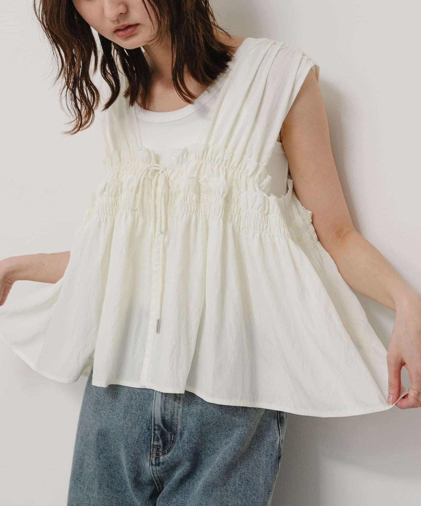 SENSE OF PLACE Layered ruffle blouse - Image 34