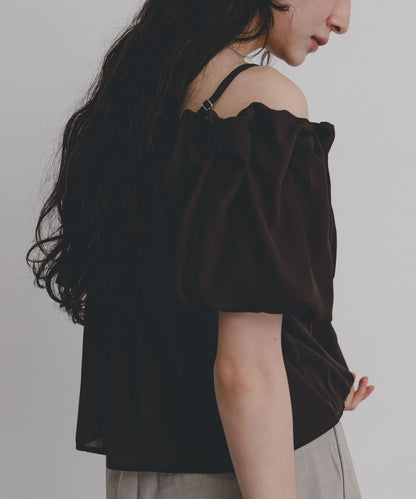 SENSE OF PLACE off-shoulder blouse - Image 16