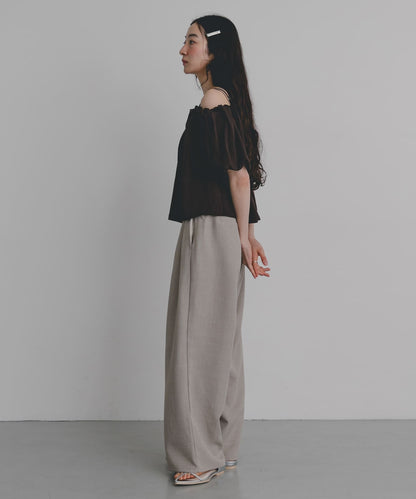 SENSE OF PLACE off-shoulder blouse - Image 21