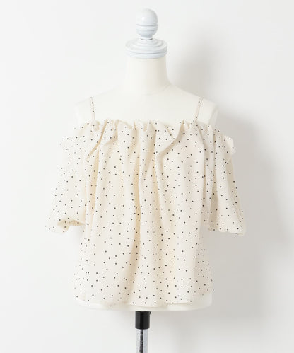 SENSE OF PLACE off-shoulder blouse - Image 23