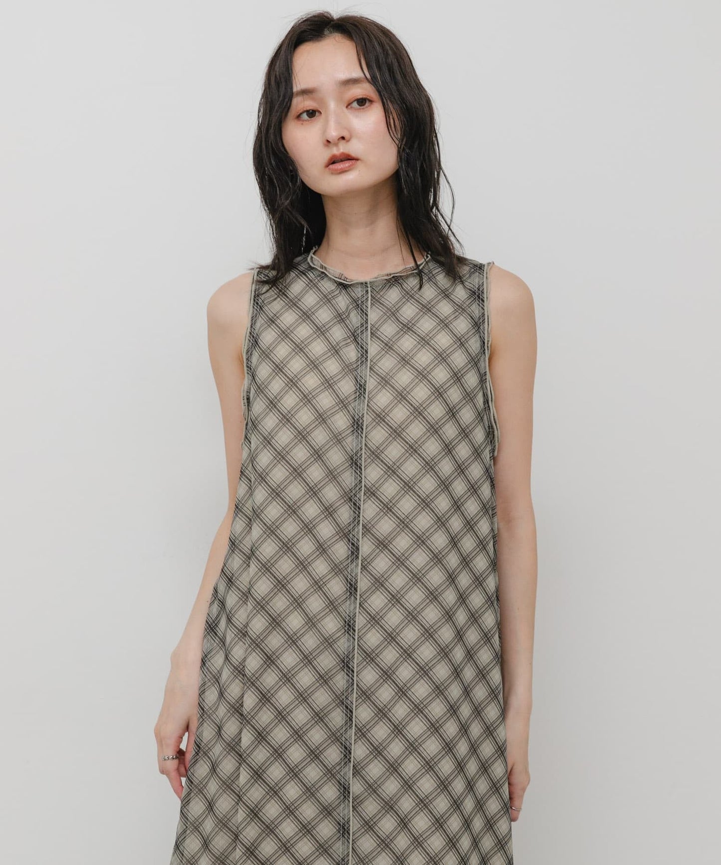 SENSE OF PLACE 格紋薄紗ops - Image 11