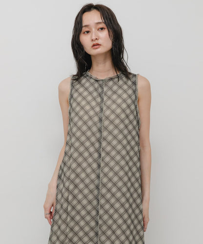 SENSE OF PLACE 格紋薄紗ops - Image 11