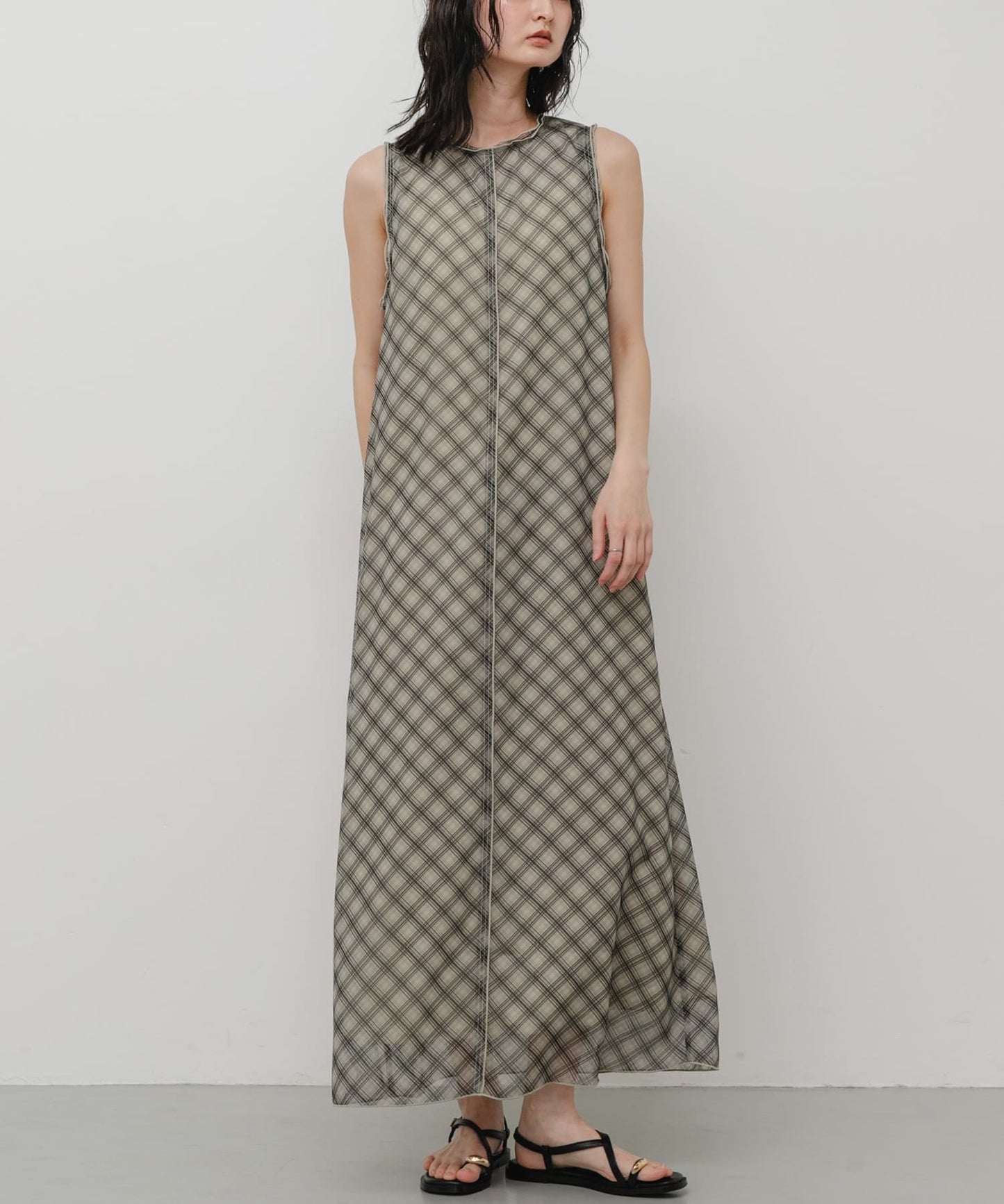 SENSE OF PLACE 格紋薄紗ops - Image 12