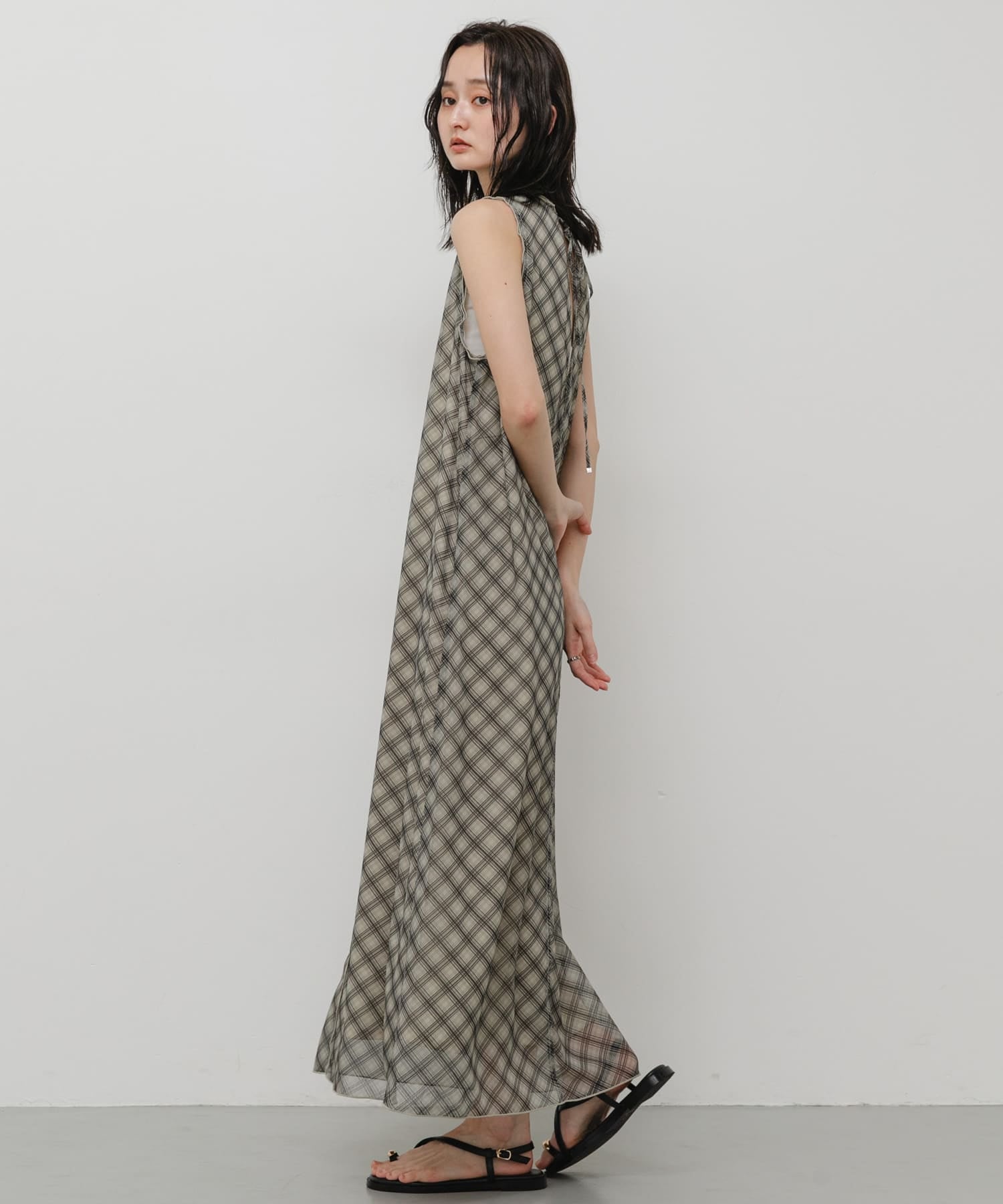 SENSE OF PLACE 格紋薄紗ops - Image 16