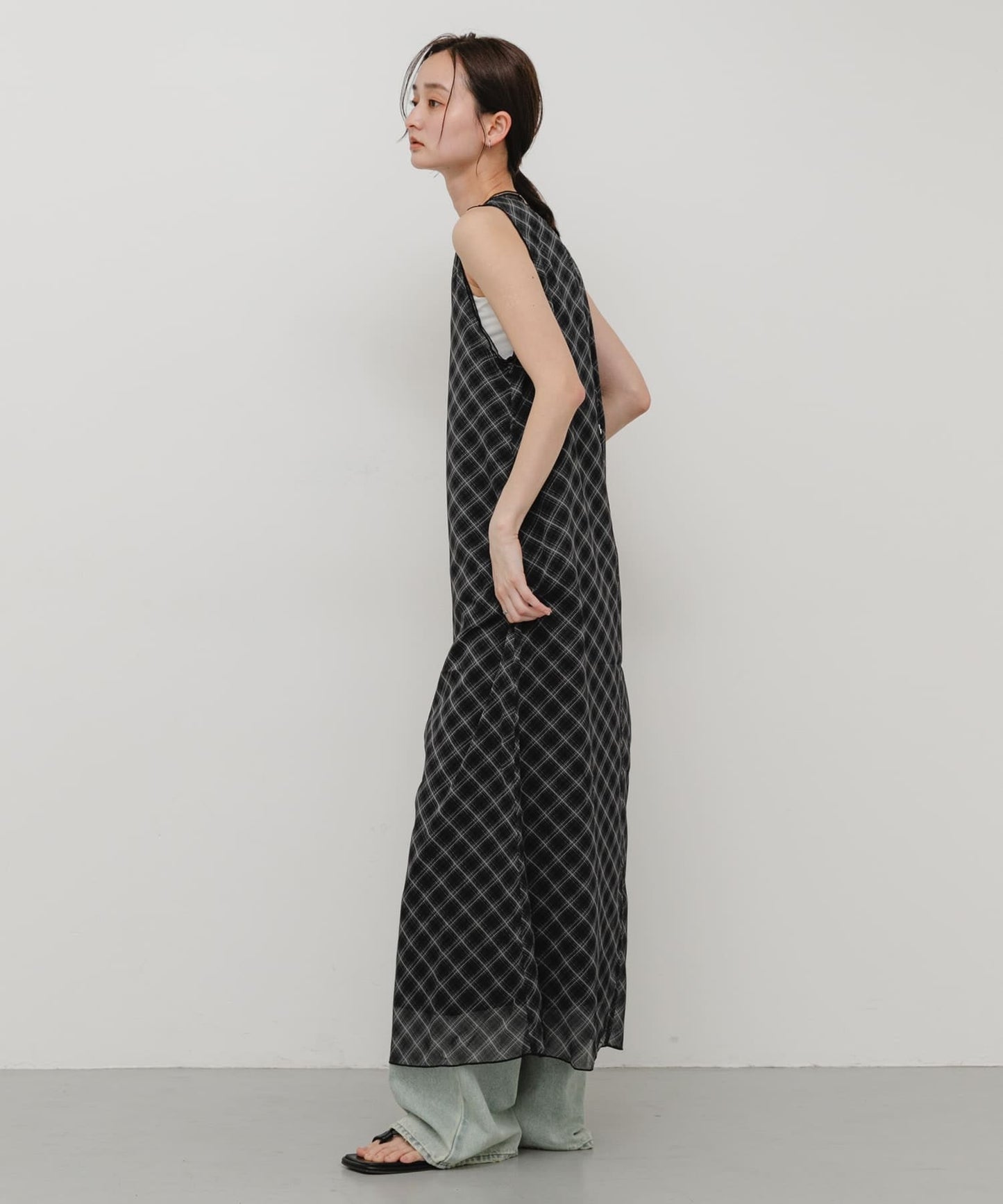 SENSE OF PLACE 格紋薄紗ops - Image 20