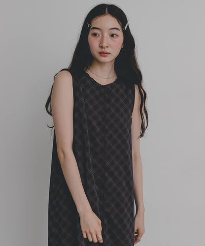 SENSE OF PLACE 格紋薄紗ops - Image 4