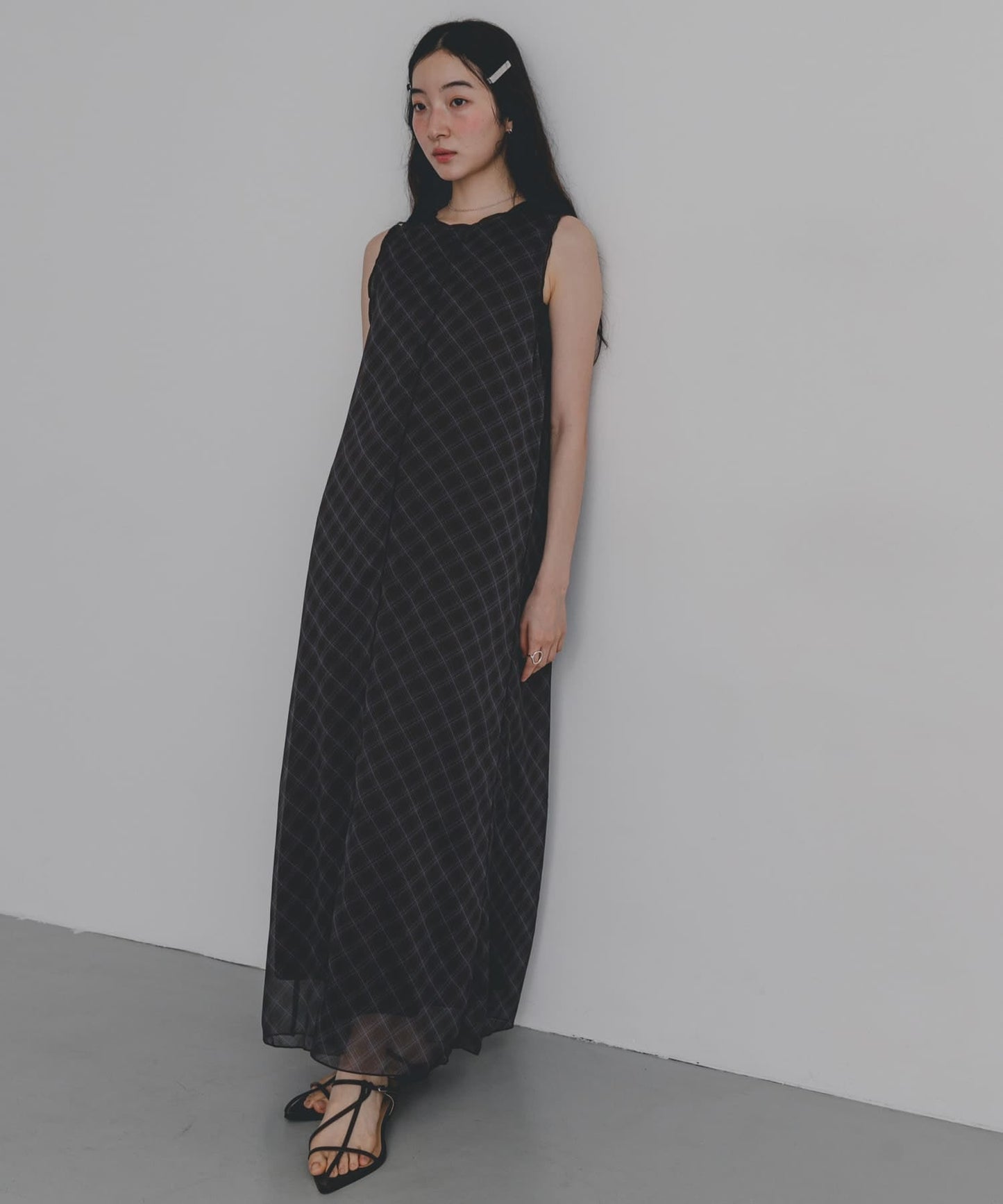 SENSE OF PLACE 格紋薄紗ops - Image 7
