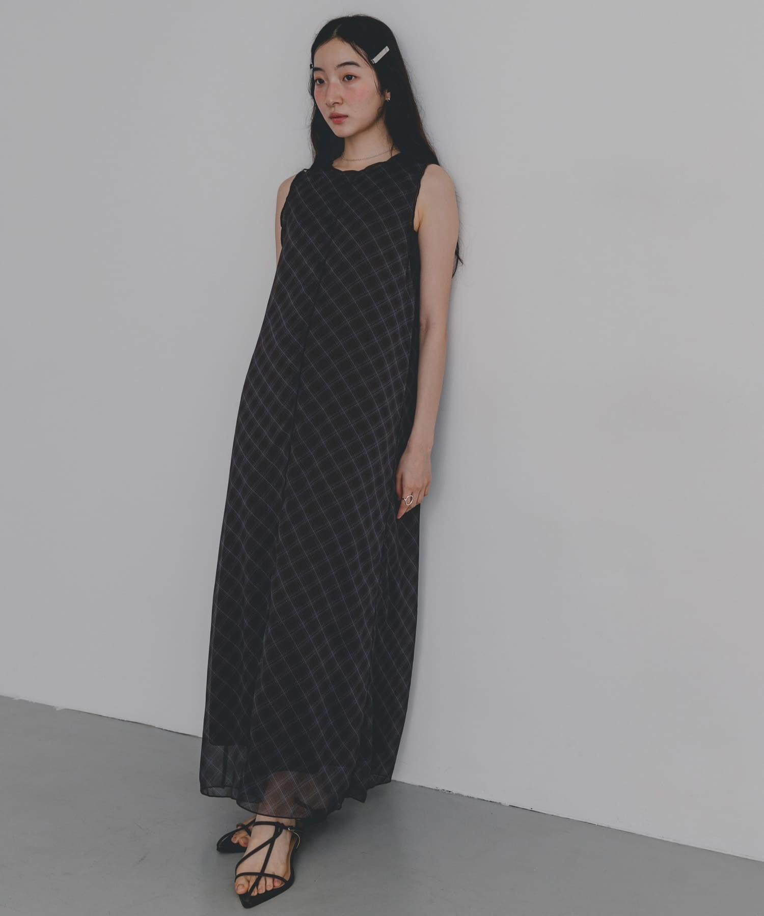 SENSE OF PLACE 格紋薄紗ops - Image 7