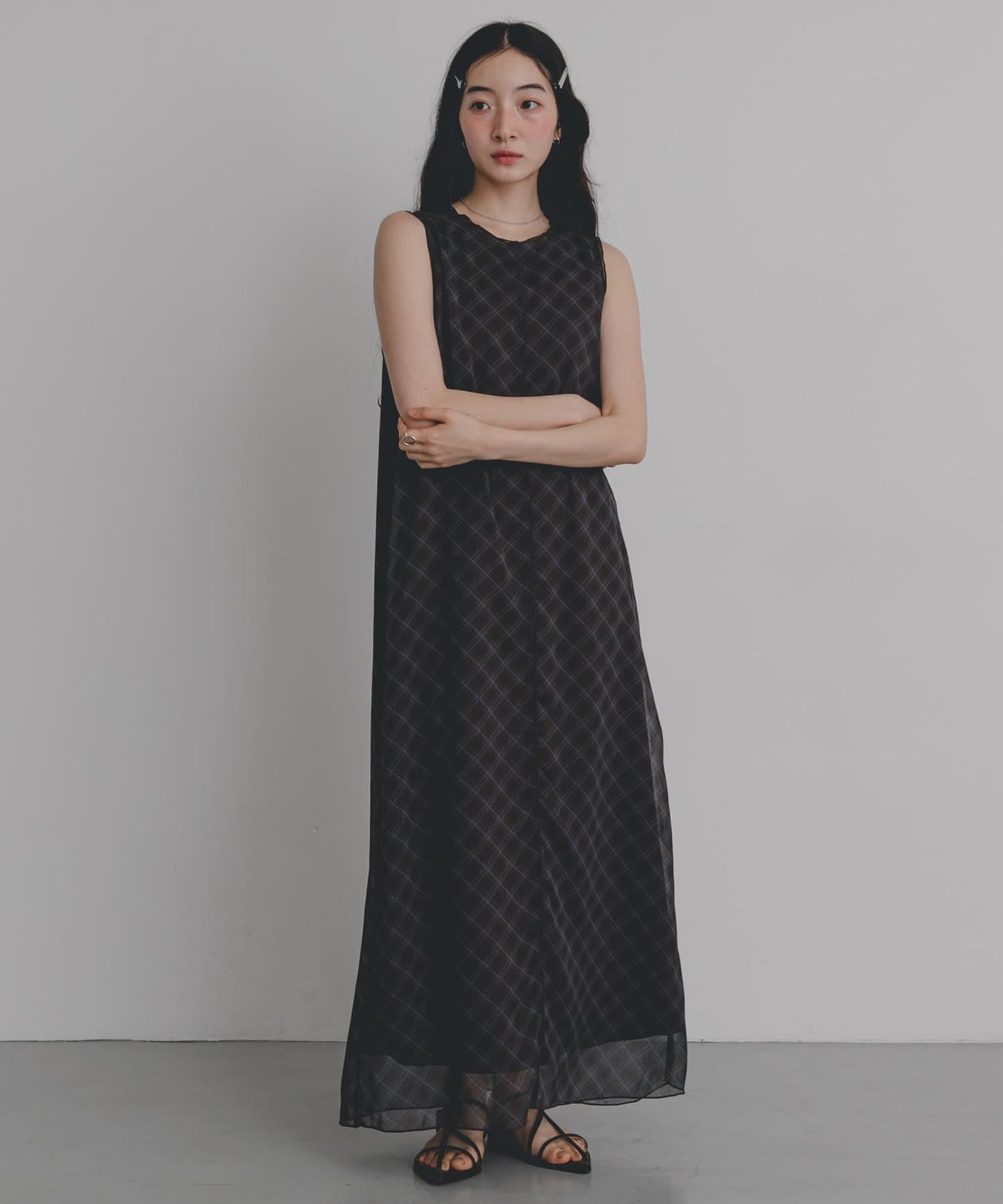 SENSE OF PLACE 格紋薄紗ops - Image 8