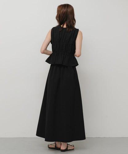 SENSE OF PLACE Shirred Gathered Set Dress - Image 14
