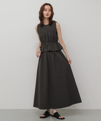SENSE OF PLACE Shirred Gathered Set Dress - Image 15