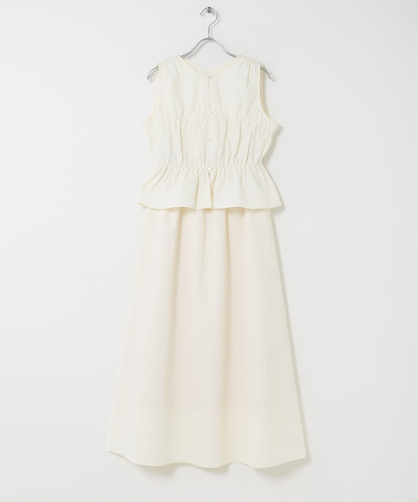 SENSE OF PLACE Shirred Gathered Set Dress - Image 18