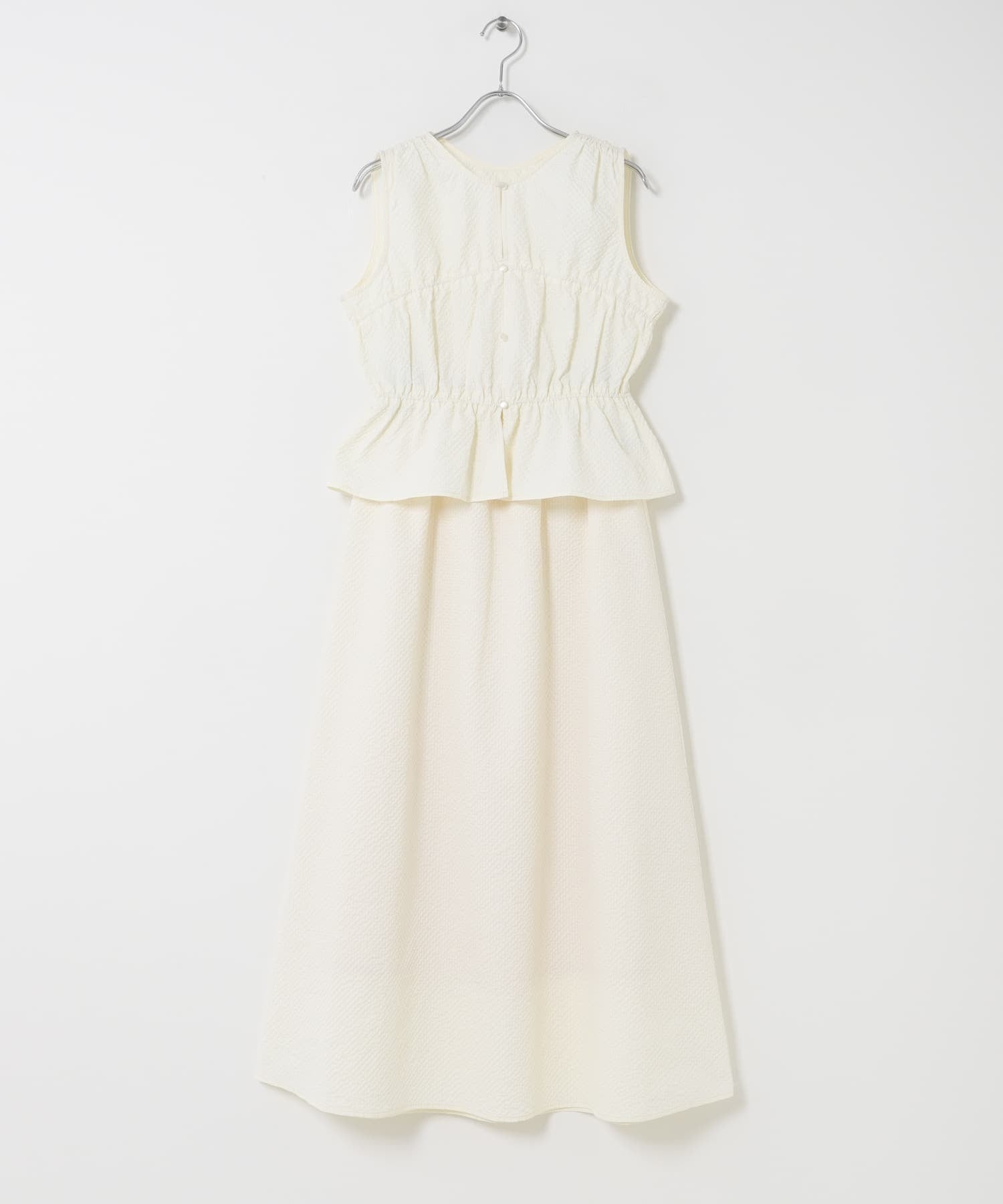 SENSE OF PLACE Shirred Gathered Set Dress - Image 18