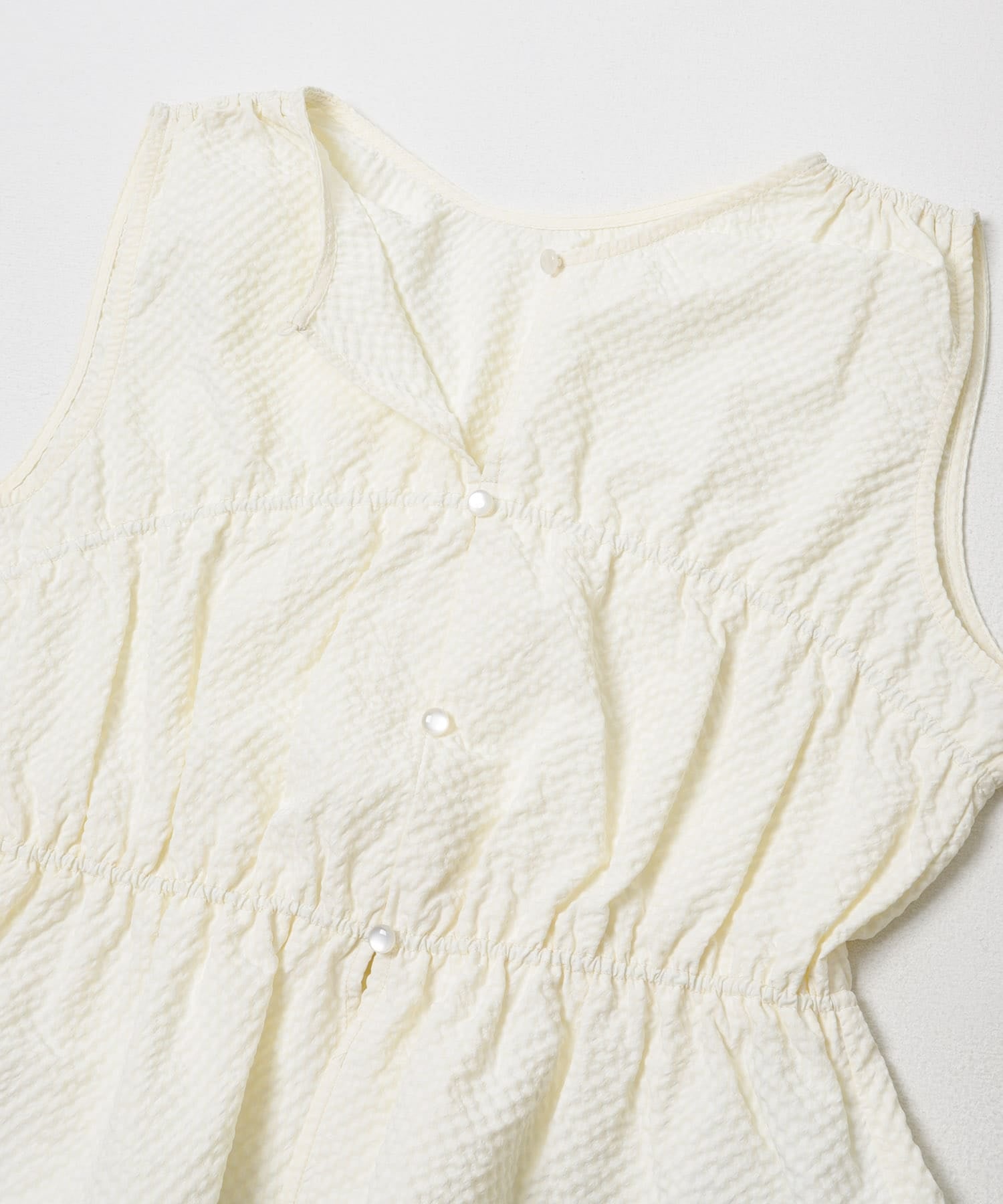 SENSE OF PLACE Shirred Gathered Set Dress - Image 20