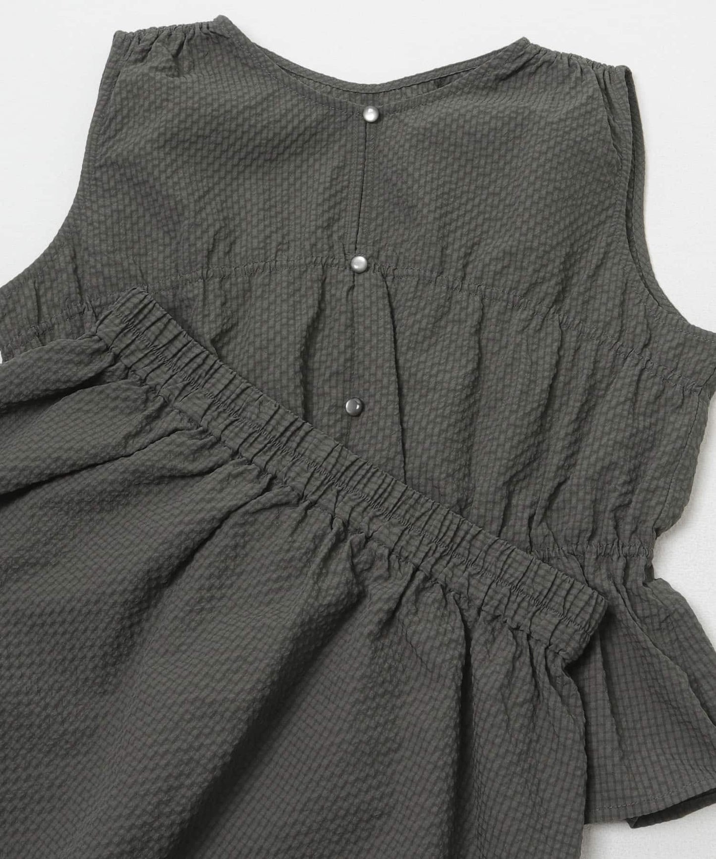SENSE OF PLACE Shirred Gathered Set Dress - Image 28