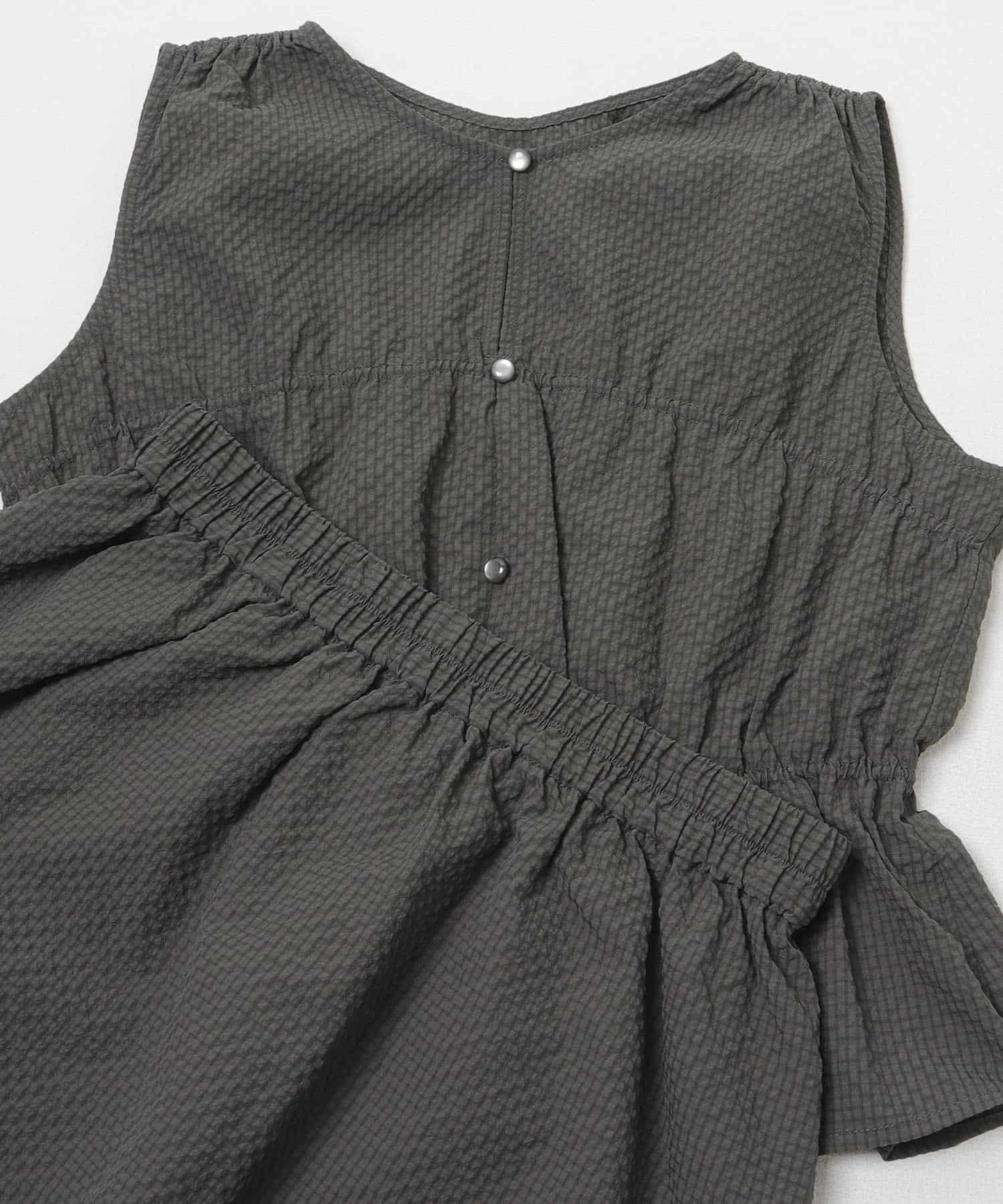 SENSE OF PLACE Shirred Gathered Set Dress - Image 28