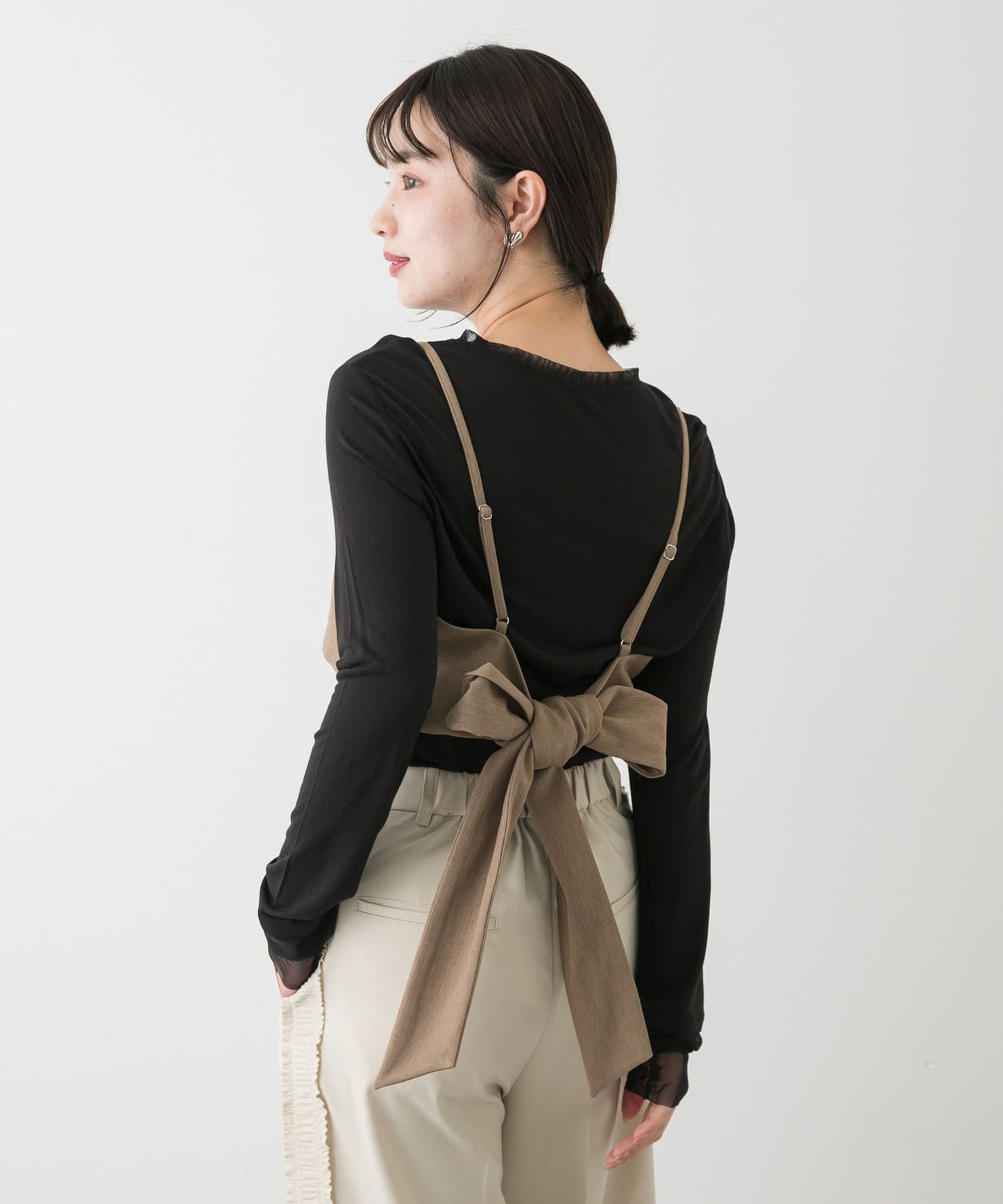 SENSE OF PLACE Back ribbon bustier