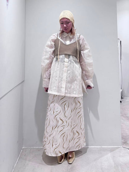 SENSE OF PLACE Back ribbon bustier