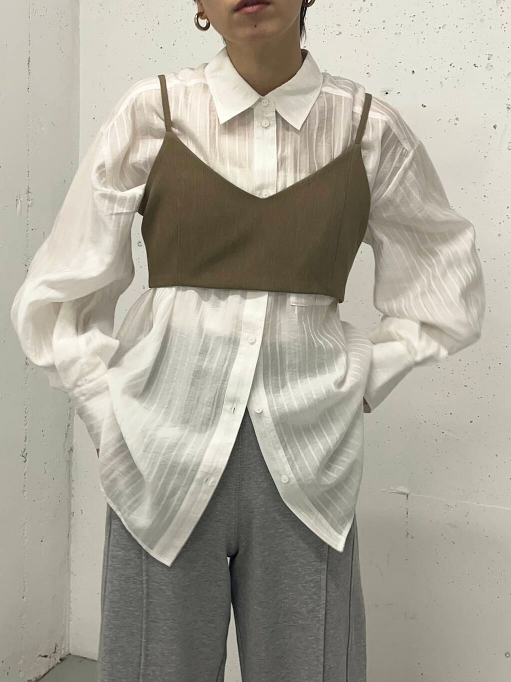 SENSE OF PLACE Back ribbon bustier