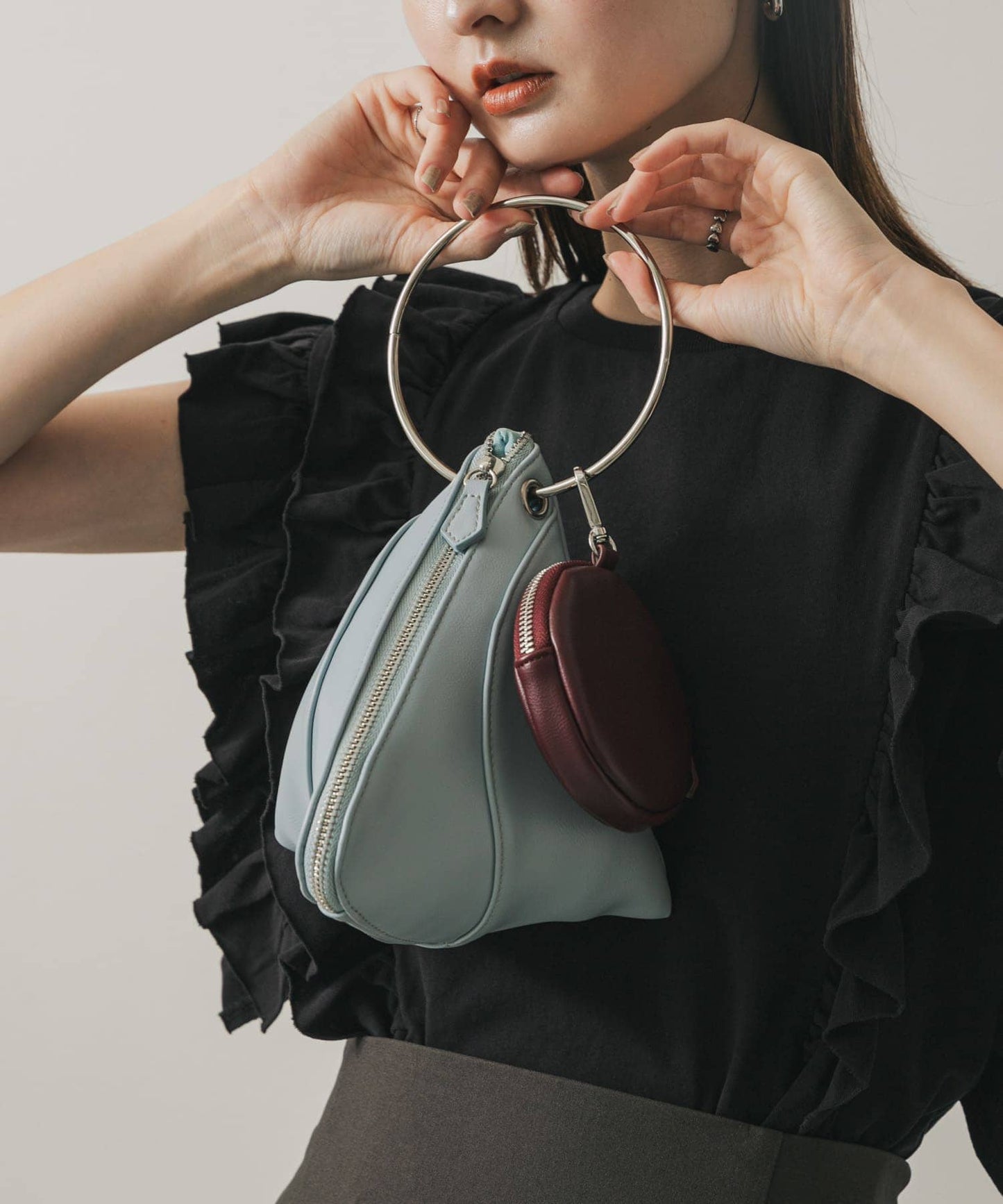 SENSE OF PLACE Hoop Handle Bag