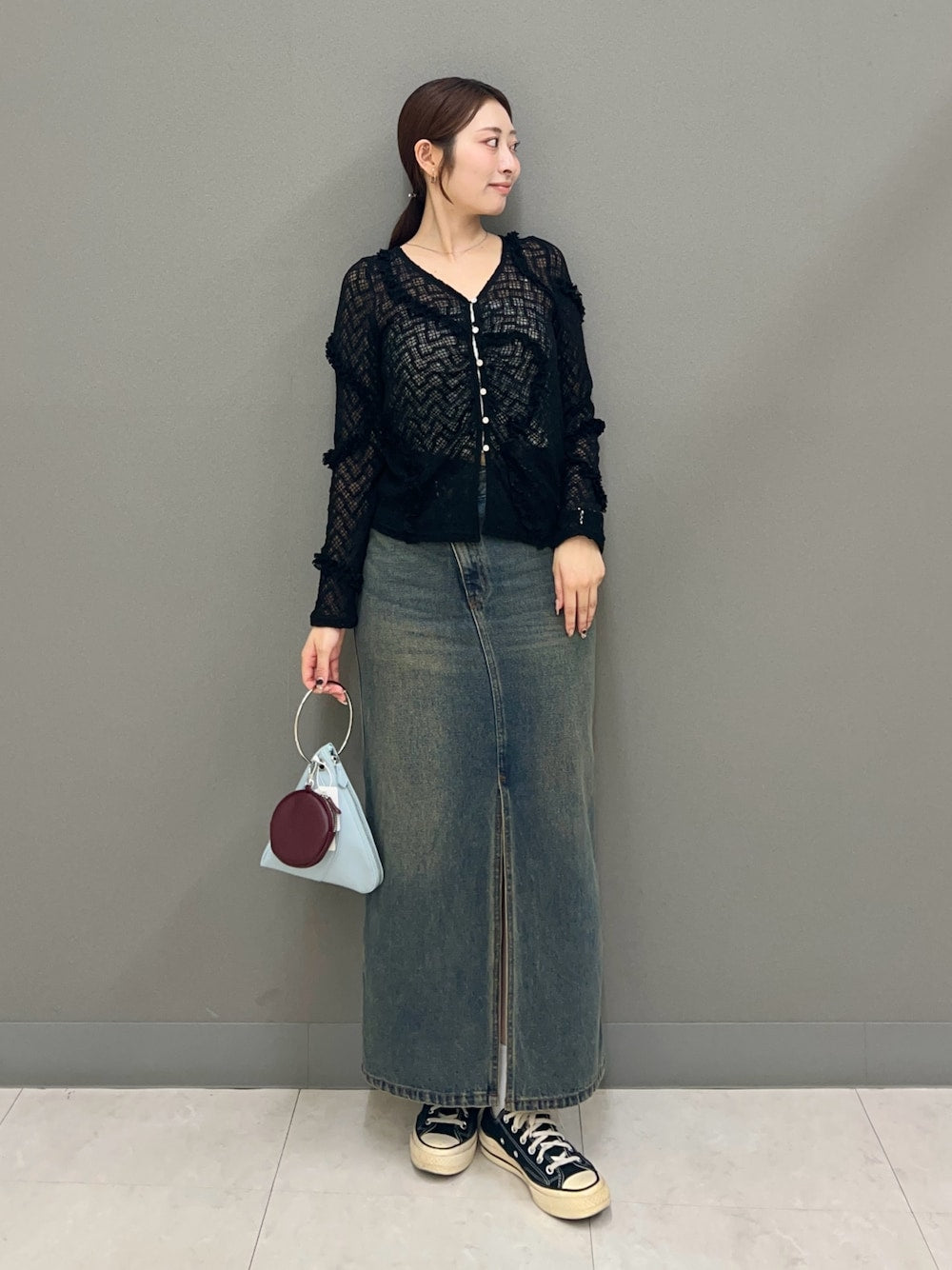 SENSE OF PLACE Hoop Handle Bag