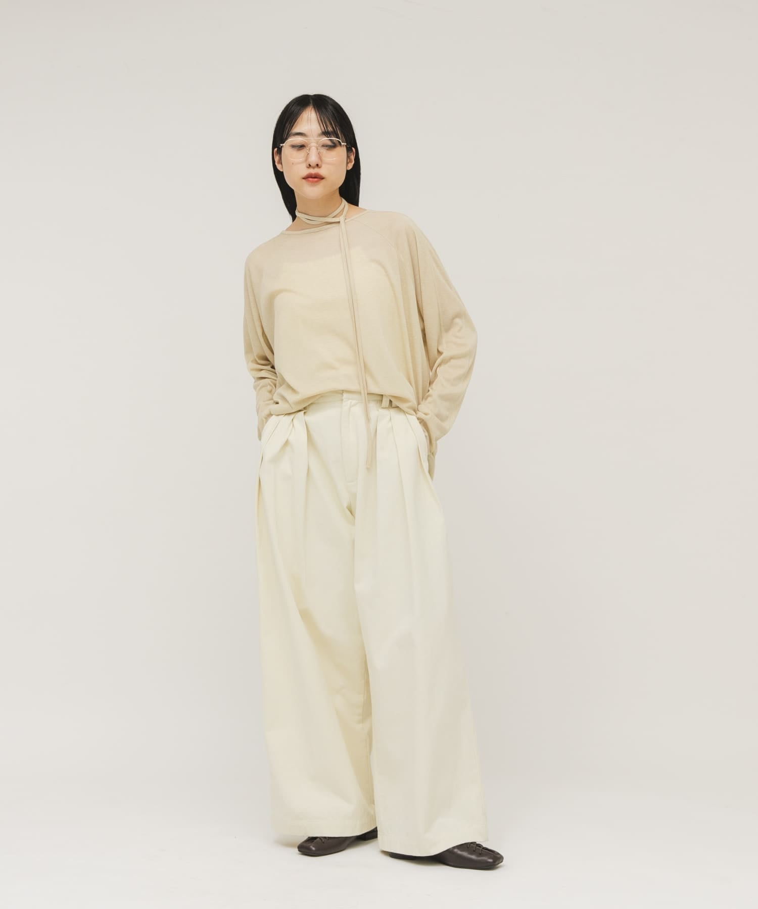 KBF 斜紋布打褶褲 - Image 14