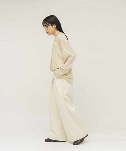 KBF 斜紋布打褶褲 - Image 15