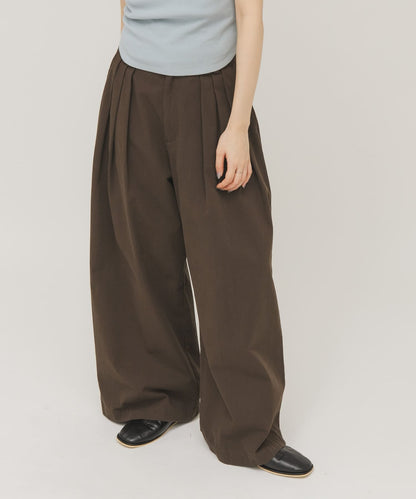 KBF 斜紋布打褶褲 - Image 4