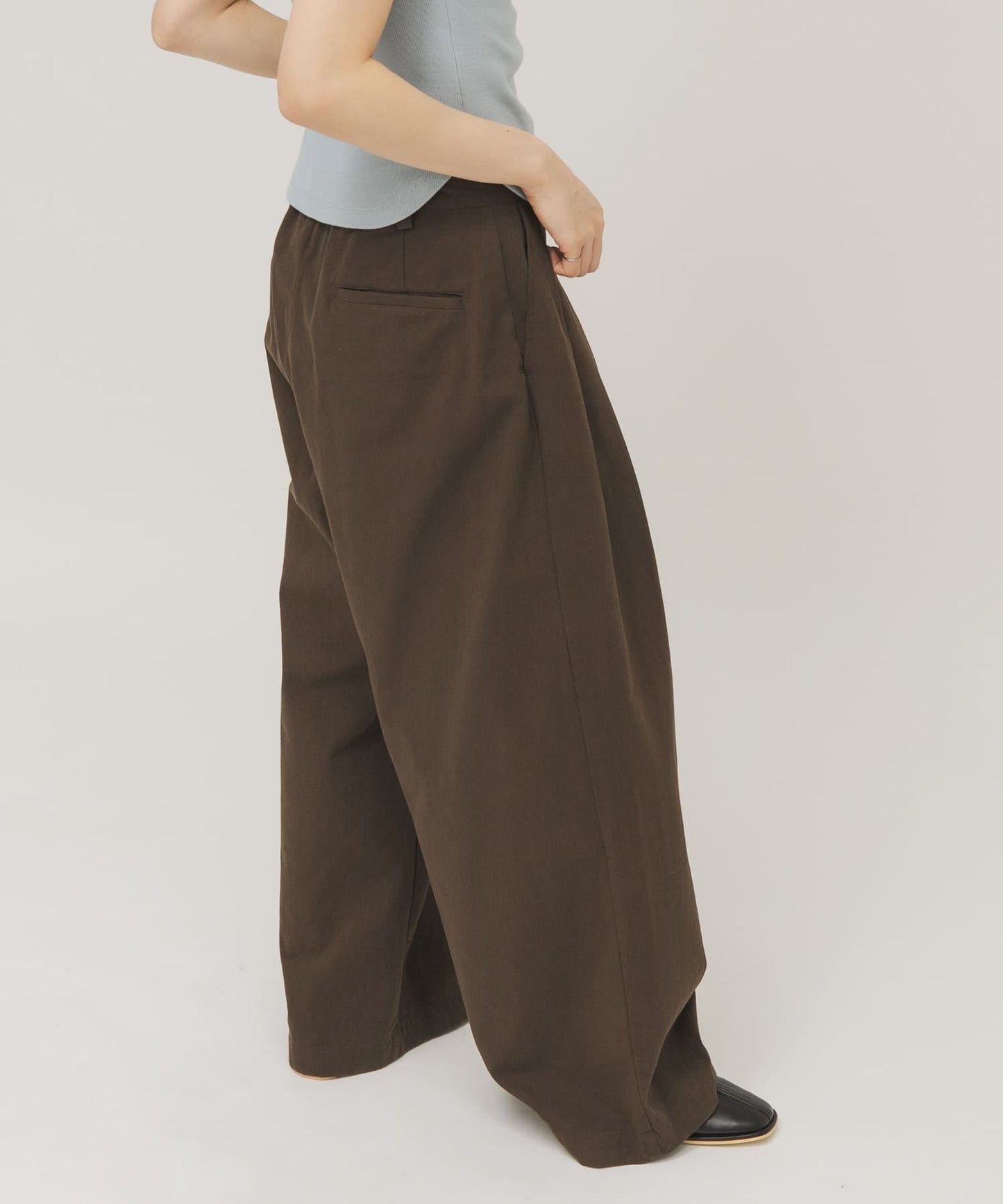 KBF 斜紋布打褶褲 - Image 7