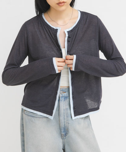 KBF Layered-look cardigan - Image 12