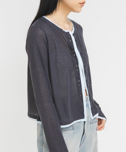 KBF Layered-look cardigan - Image 13