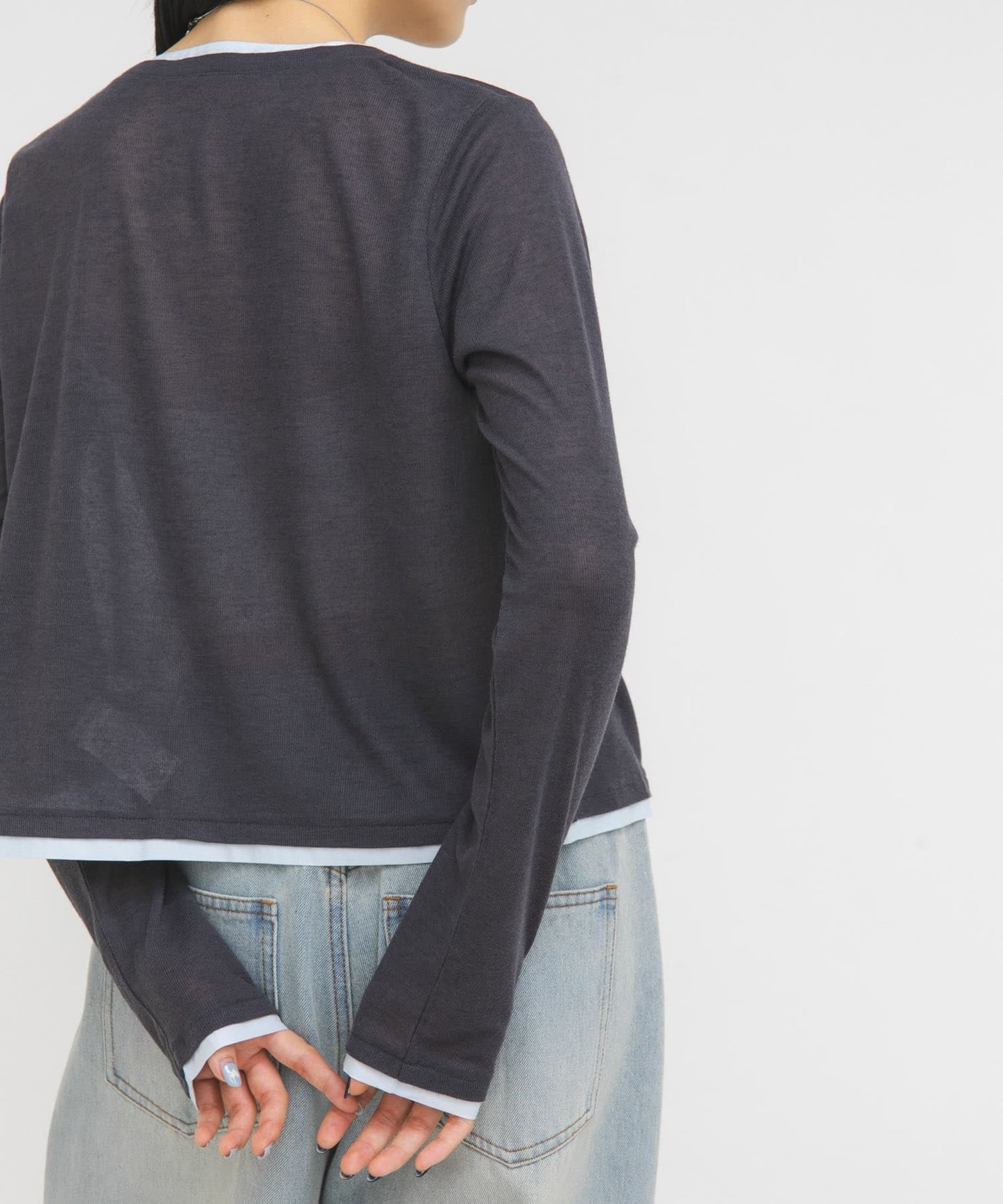 KBF Layered-look cardigan - Image 14
