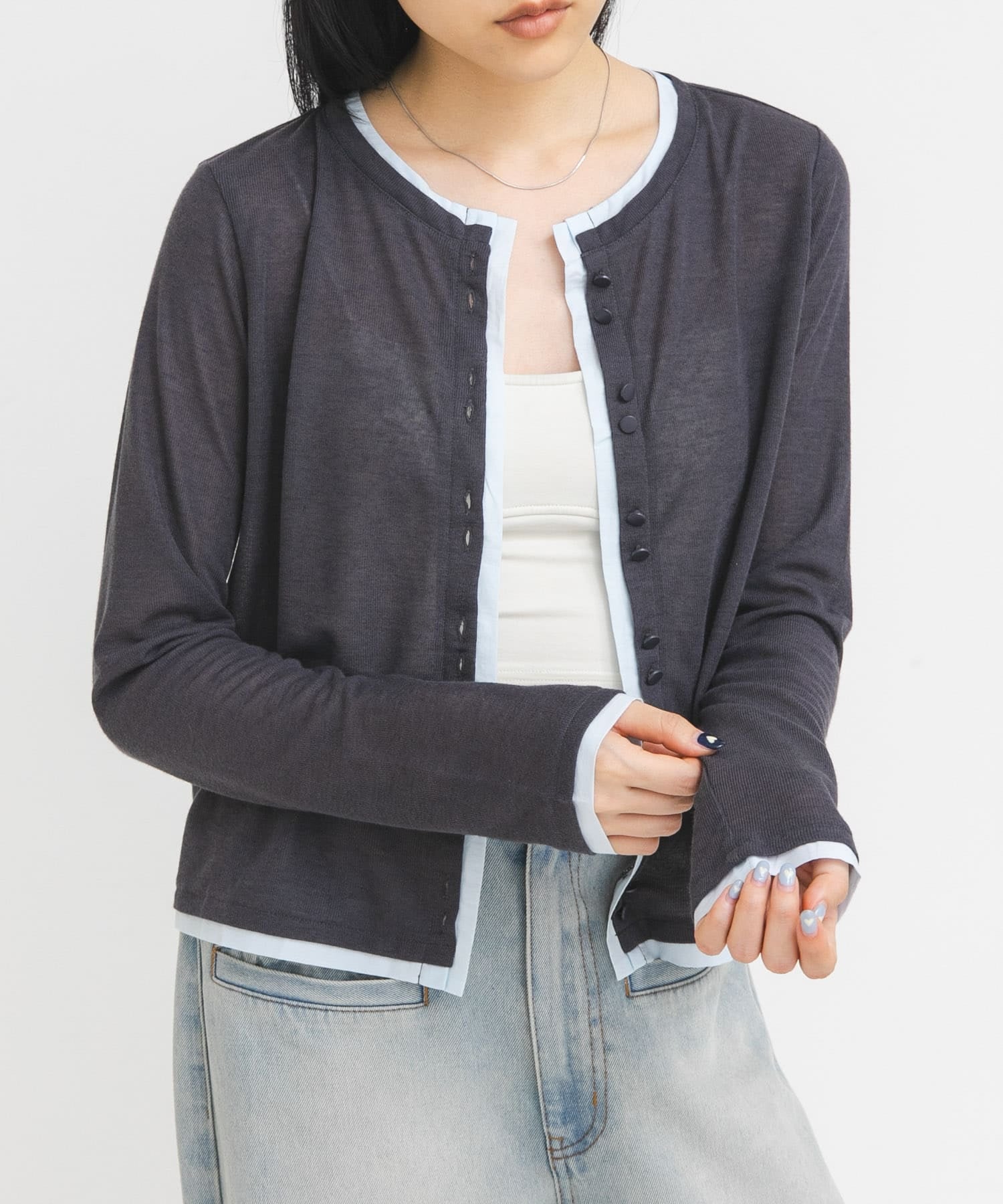 KBF Layered-look cardigan - Image 2
