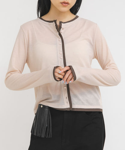 KBF Layered-look cardigan - Image 4