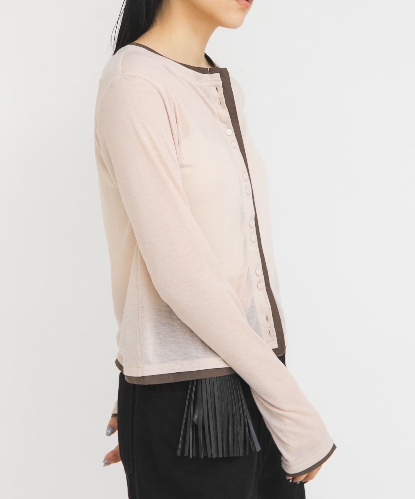 KBF Layered-look cardigan - Image 6