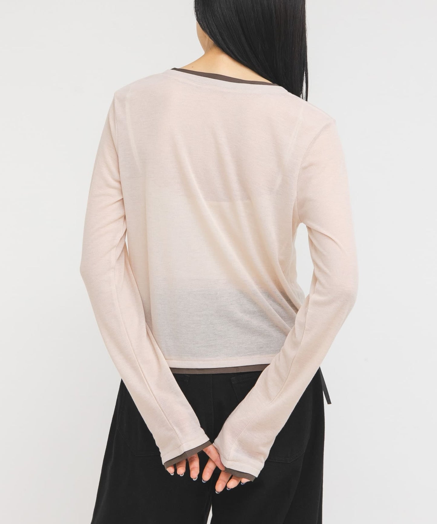 KBF Layered-look cardigan - Image 7