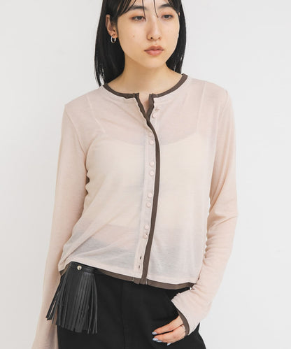 KBF Layered-look cardigan - Image 34