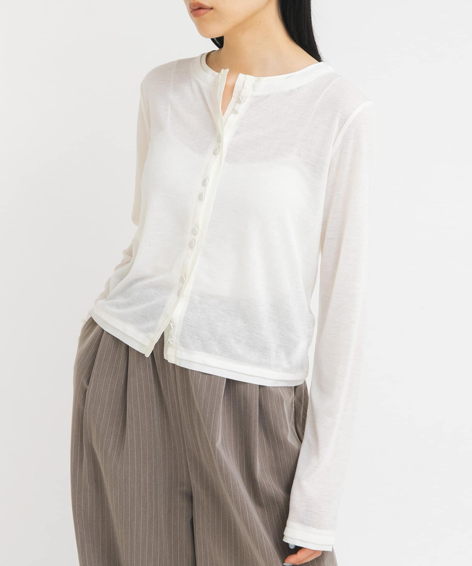KBF Layered-look cardigan - Image 36