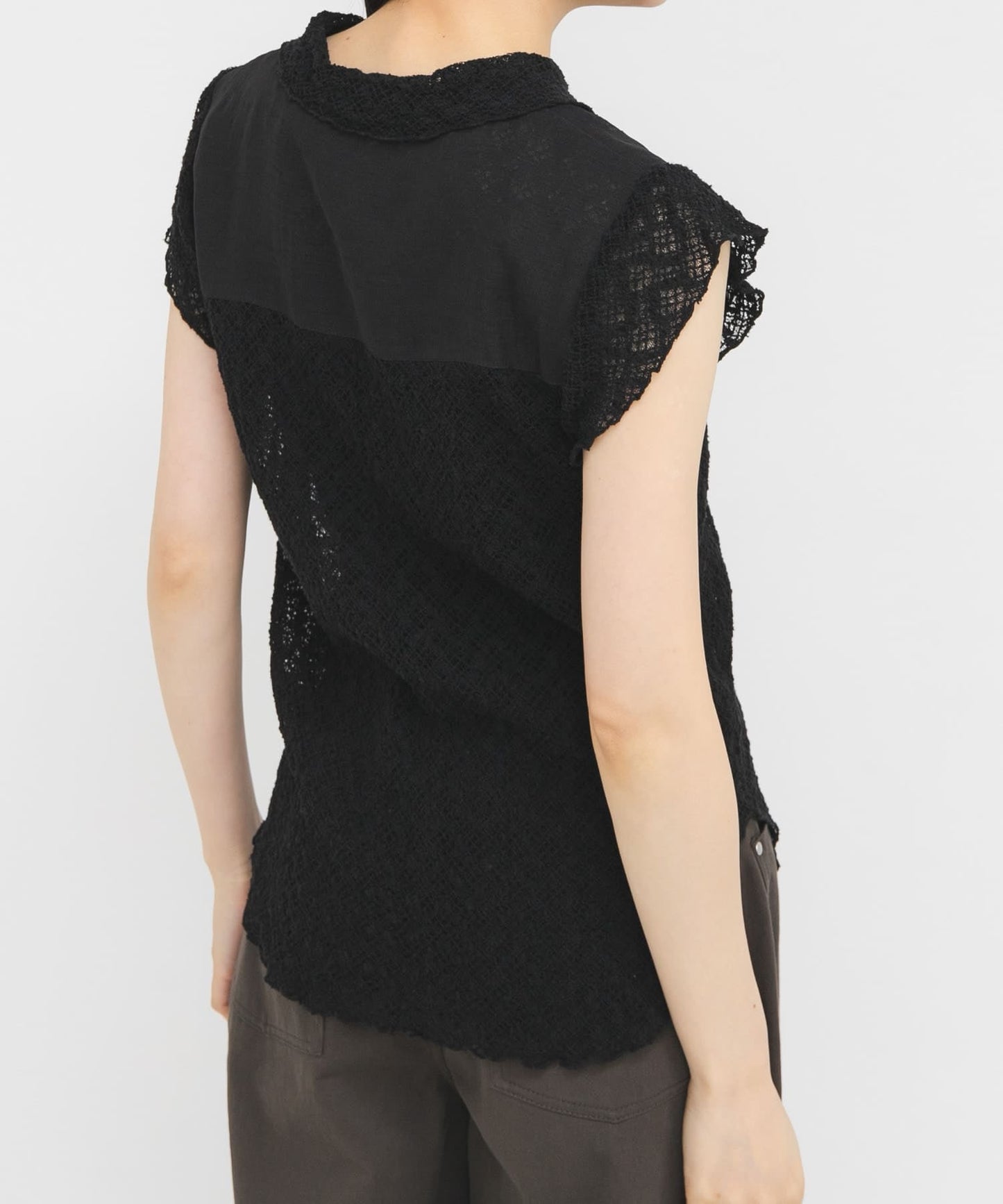 KBF French sleeve lace shirt - Image 12