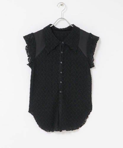 KBF French sleeve lace shirt - Image 30