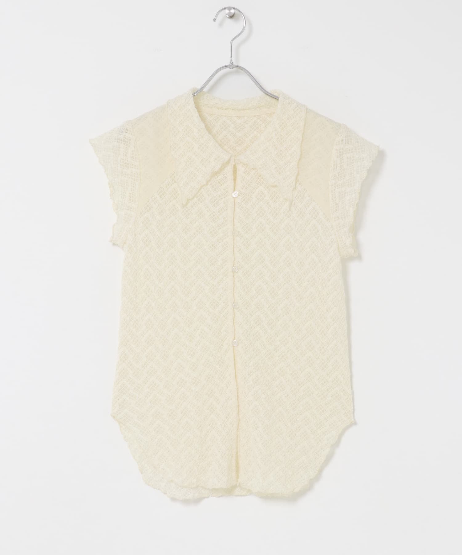 KBF French sleeve lace shirt - Image 32