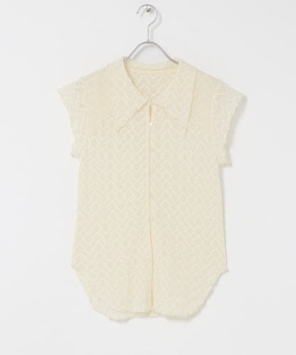 KBF French sleeve lace shirt - Image 32