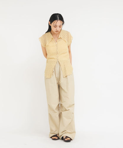 KBF French sleeve lace shirt - Image 7