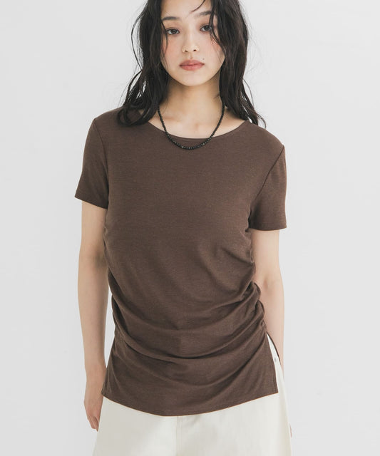 KBF Shirring Slit Tee - Image 1