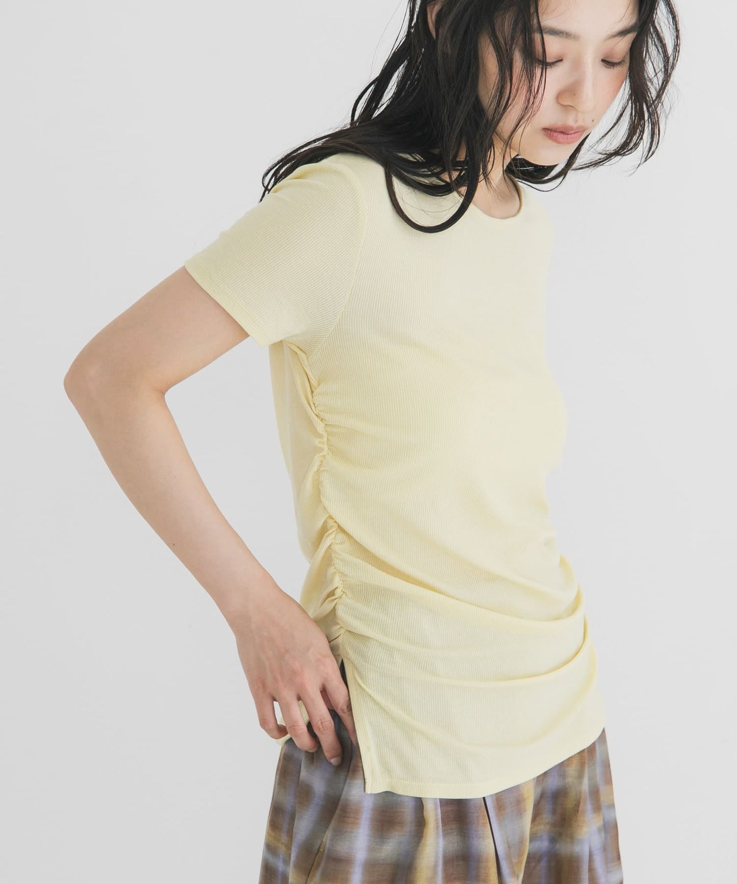 KBF Shirring Slit Tee - Image 3