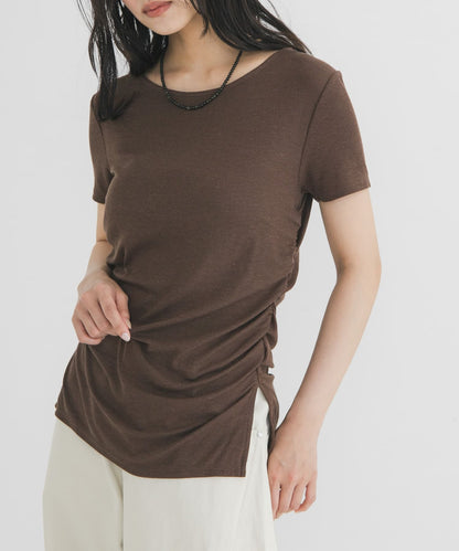KBF Shirring Slit Tee - Image 4